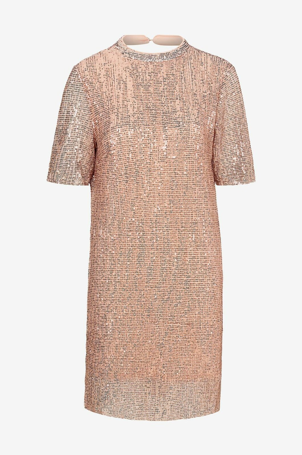 Rosa nyårsklänning med glitter