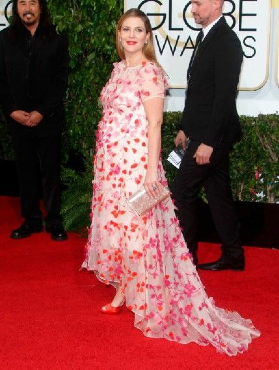 Drew Barrymore i Monique Lhuillier. Drew Barrymore i Monique Lhuillier.
