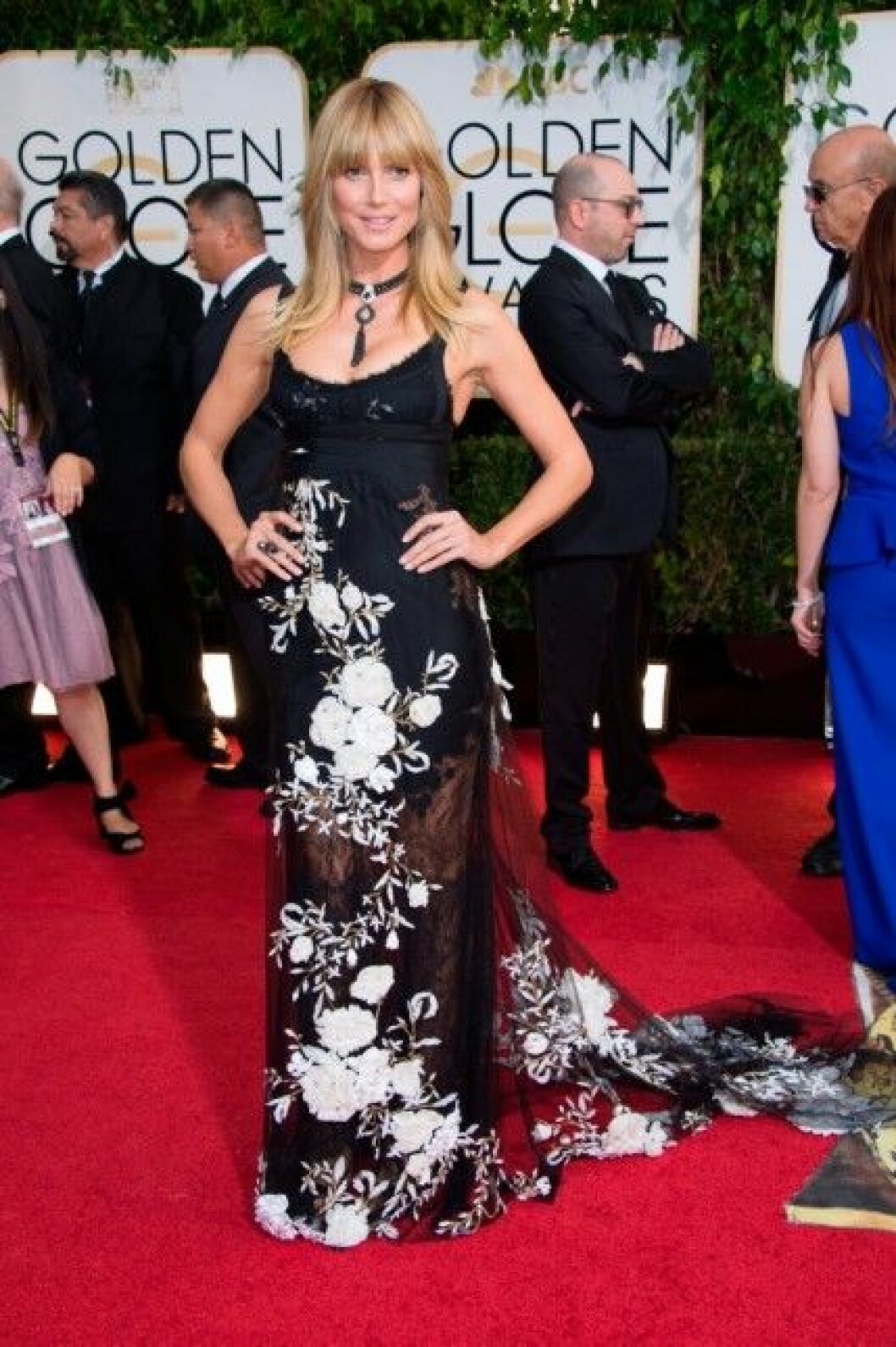 Heidi Klum i Marchesa. Heidi Klum i Marchesa.