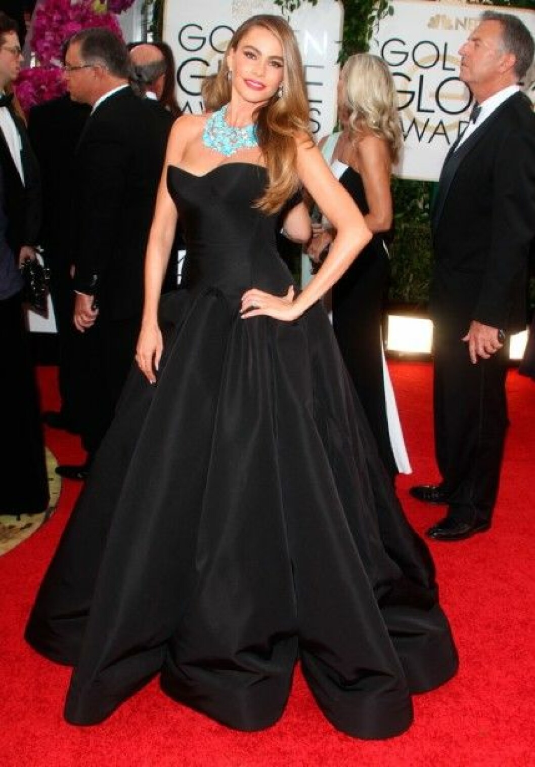Sofia Vergara i Zac Posen. Sofia Vergara i Zac Posen.