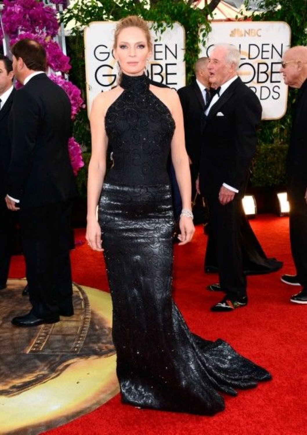 Uma Thurman i Atelier Versace. Uma Thurman i Atelier Versace.