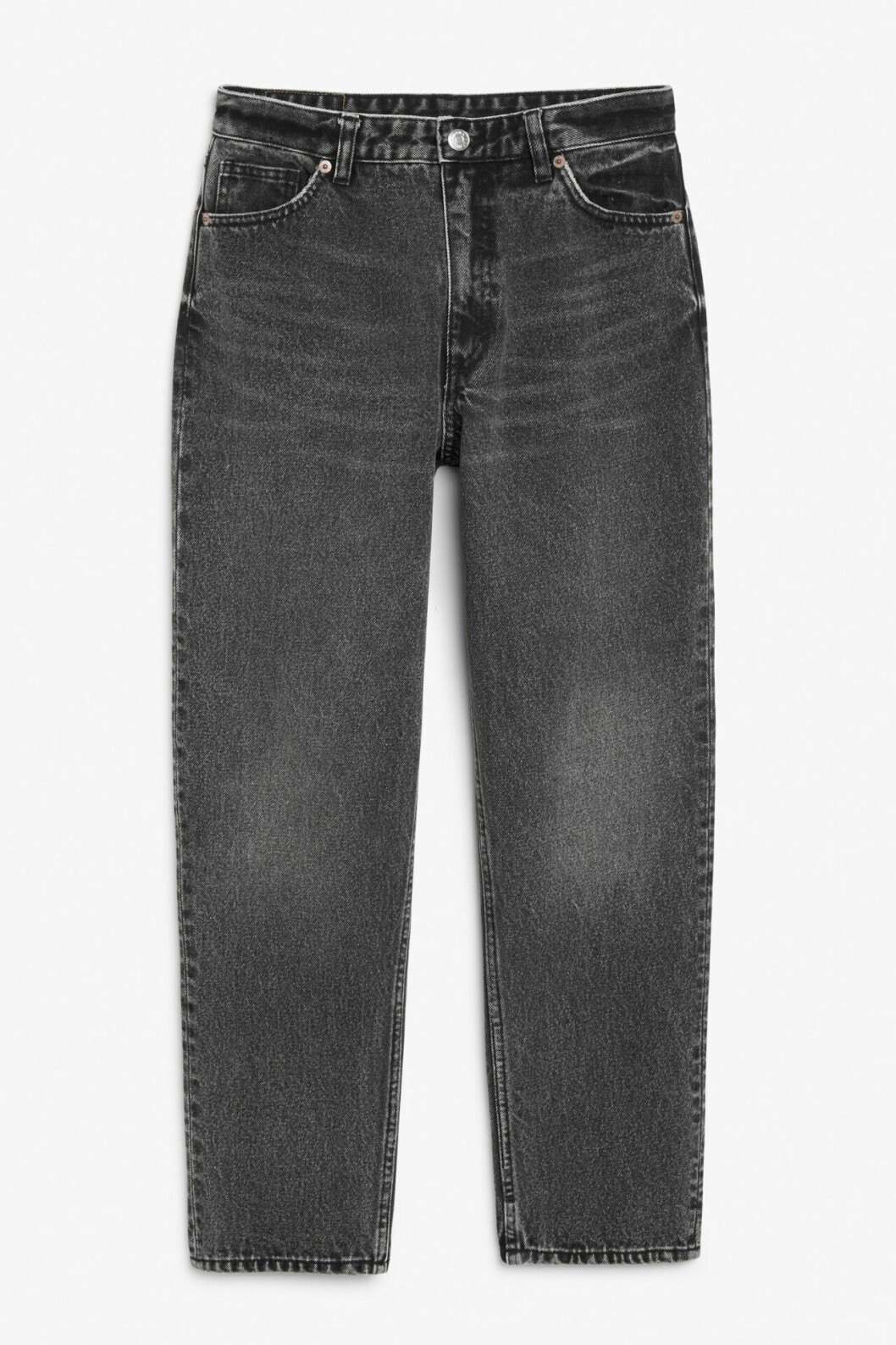Svarta tvättade jeans för dam till våren 2020