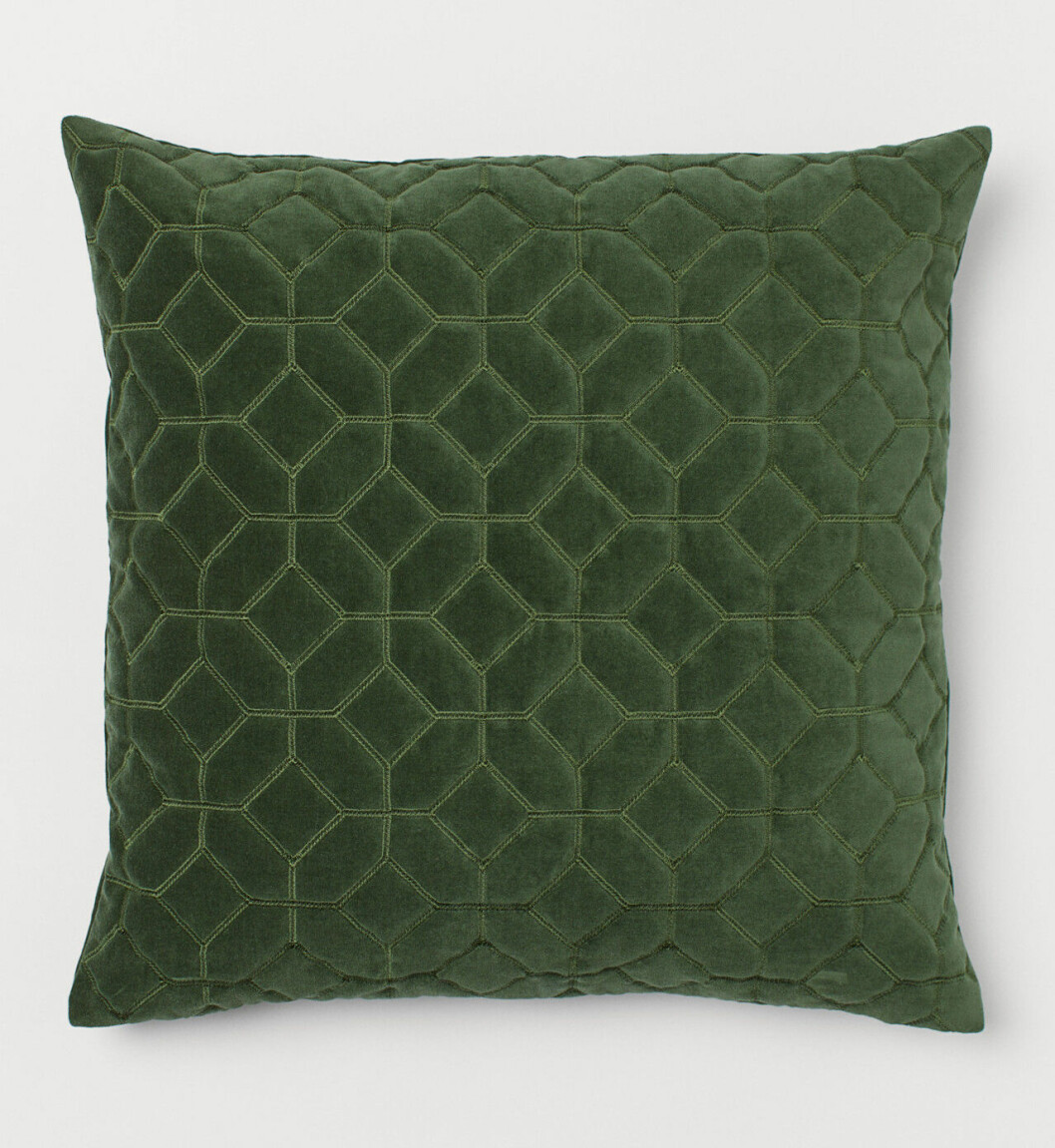 Grön kudde från H&M Home