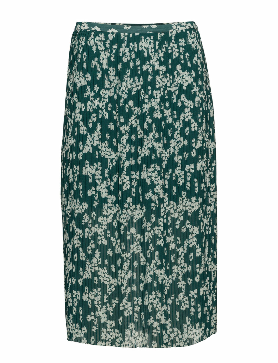 Grön plisserad kjol 