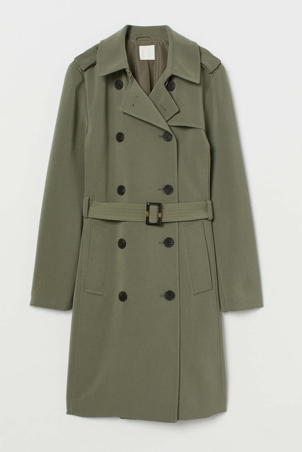 Vårkappa 2020: Grön trenchcoat för dam till våren 2020