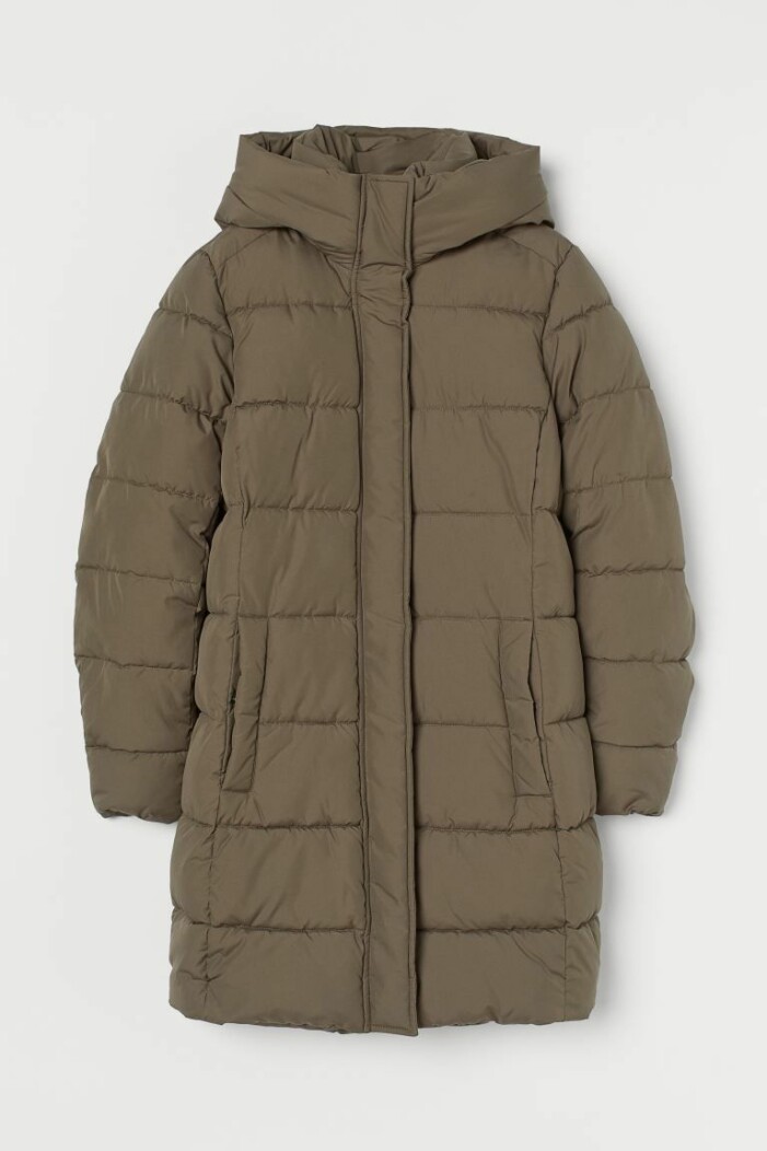 Grön vadderad jacka från H&M