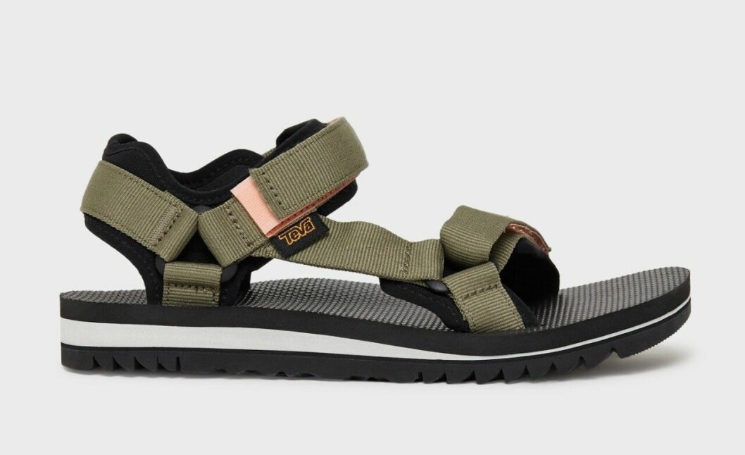 Gröna chunky sandaler från Teva