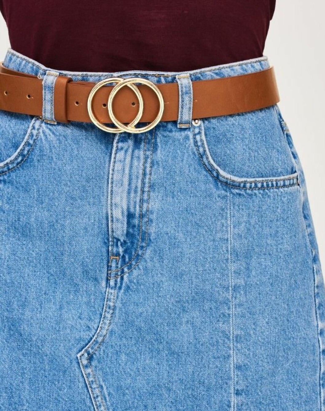 Gucci-skärp kopia brunt från Gina tricot