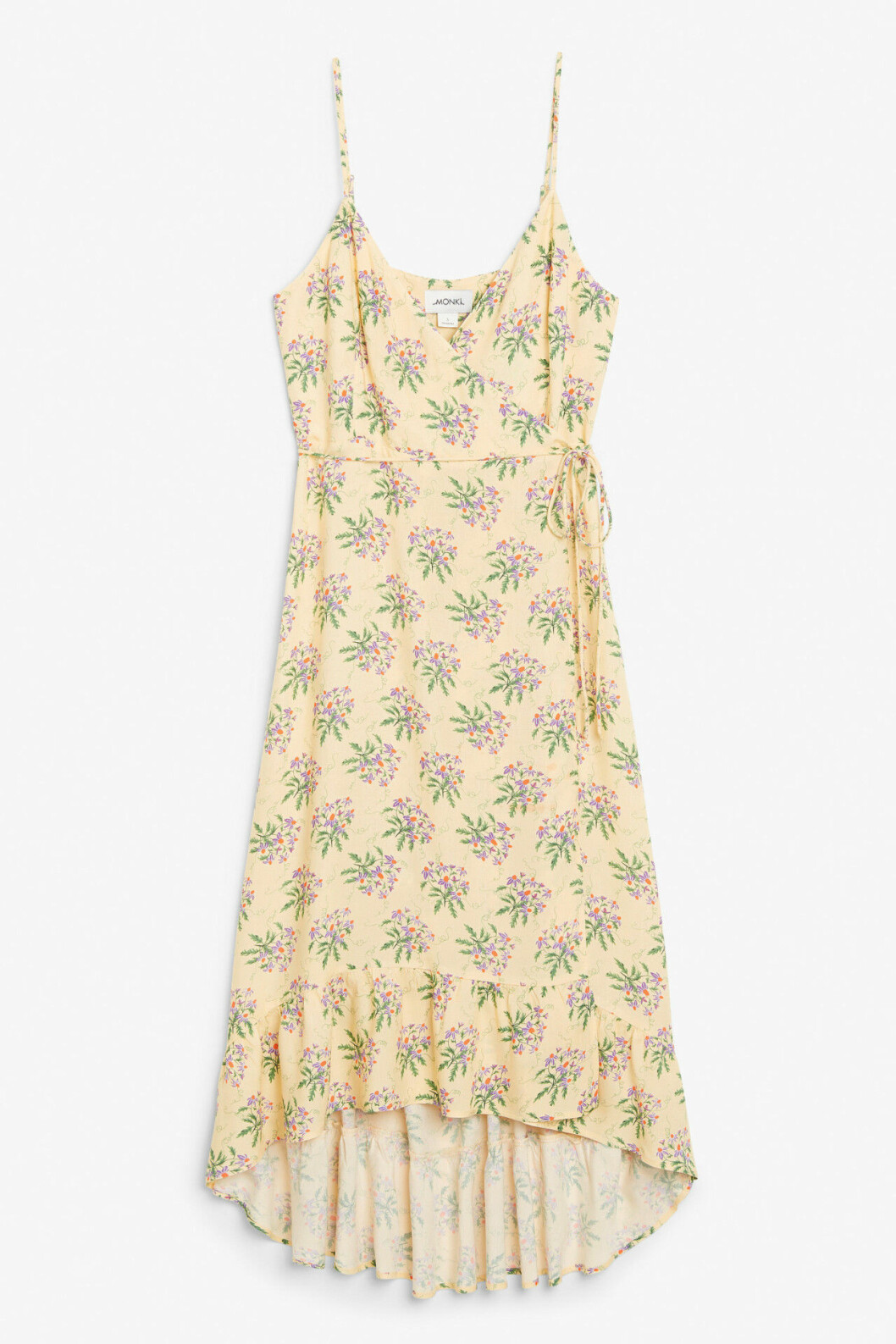 Gul sommarklänning på rea från Monki