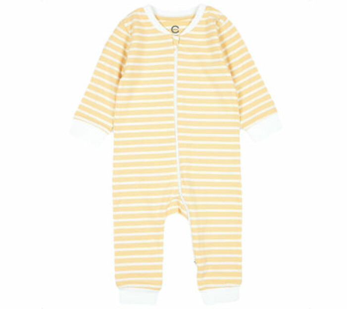 Gulrandig pyjamas från Cubus.