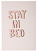Stay in bed-anteckningsbok från Therese Lindgren + Lagerhaus