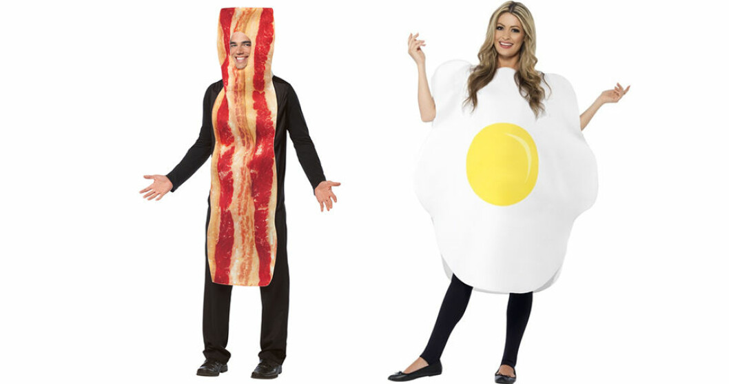 Ägg och bacon outfit halloween