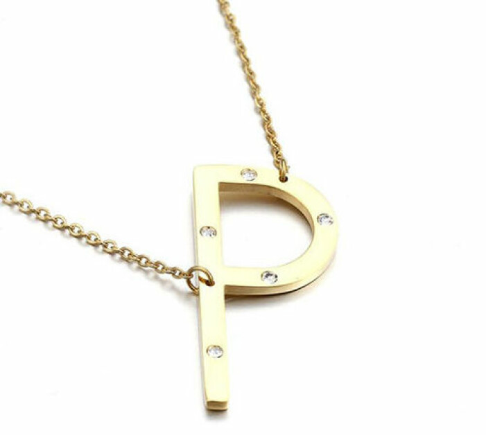 halsband bokstav