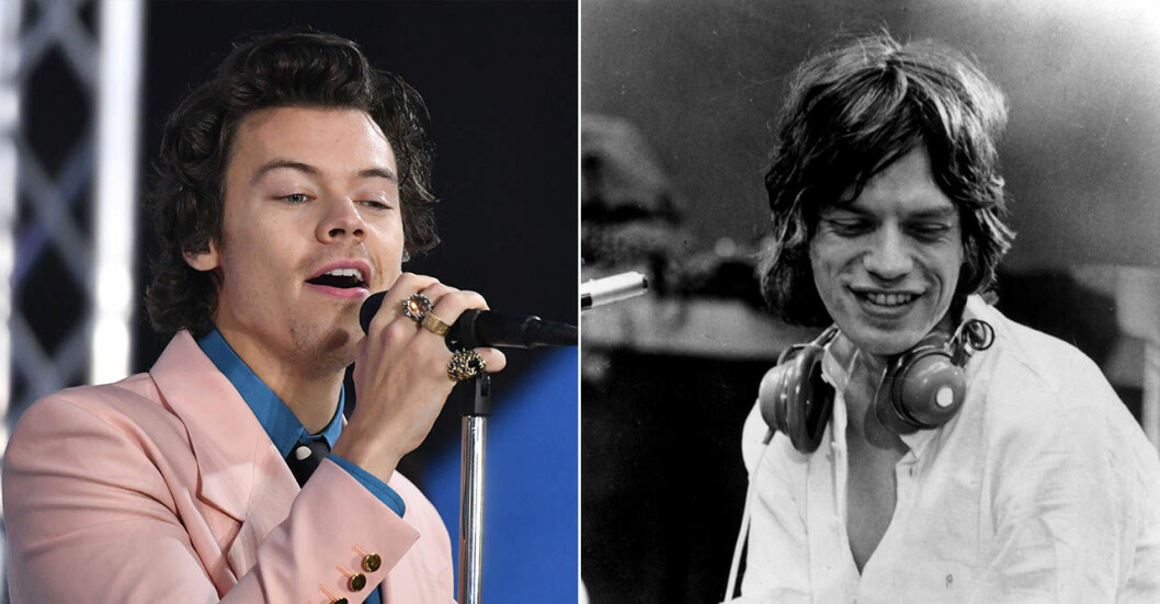Harry Styles och Mick Jagger