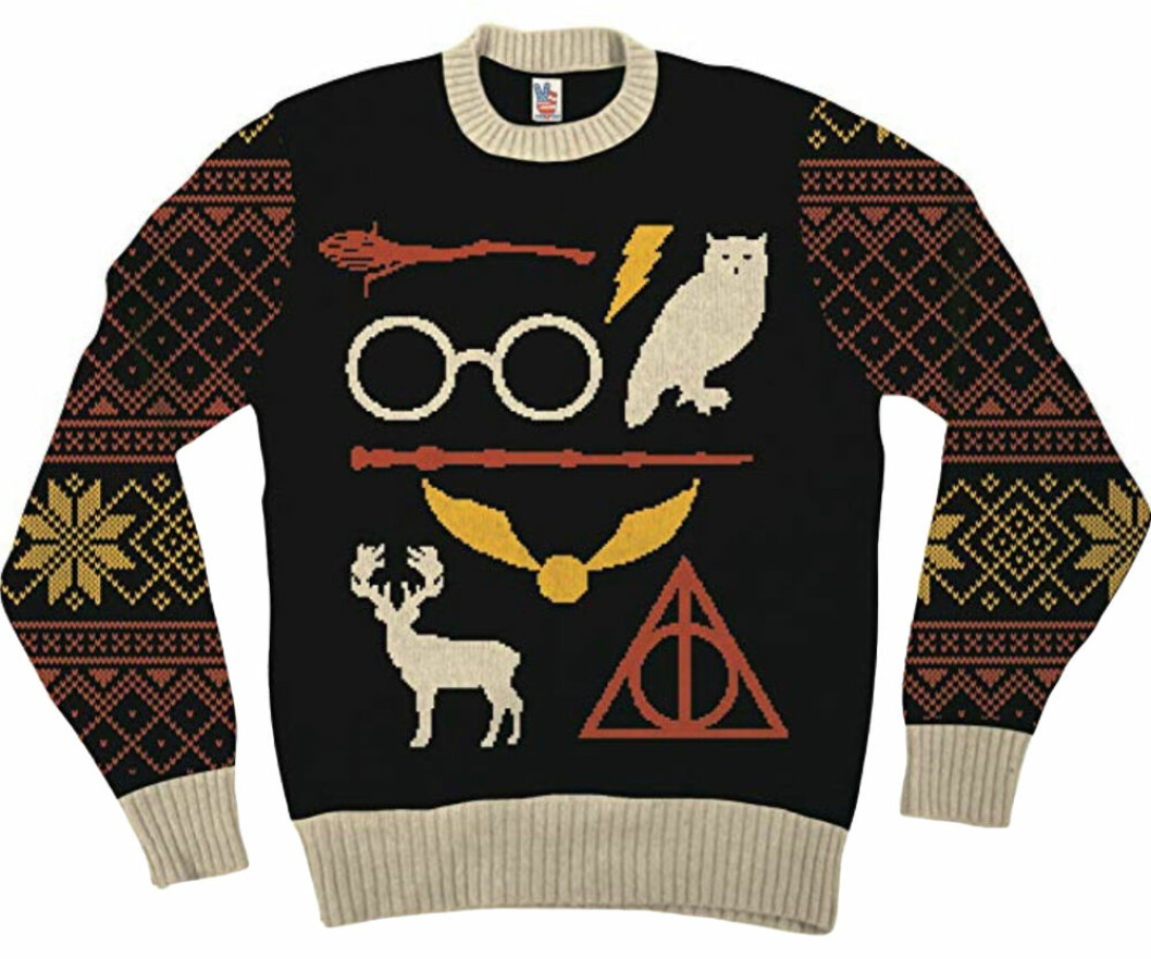 Julsnygg jultröja med Harry Potter-motiv från Amazon