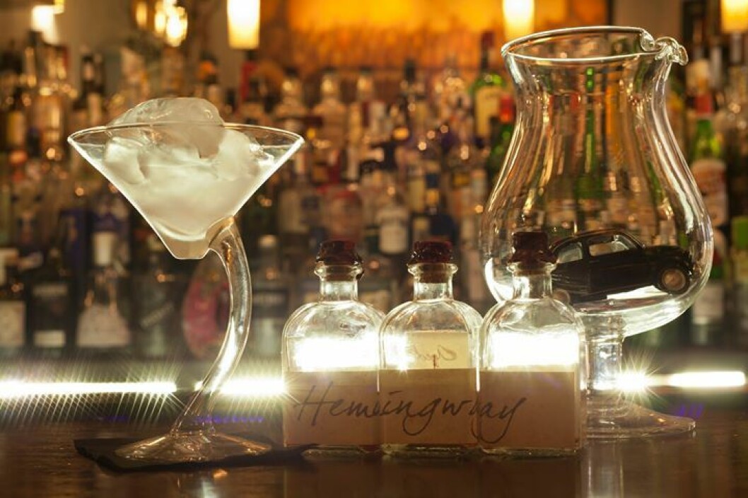 Hemingway bar ligger i Palma. hemingway bar palma