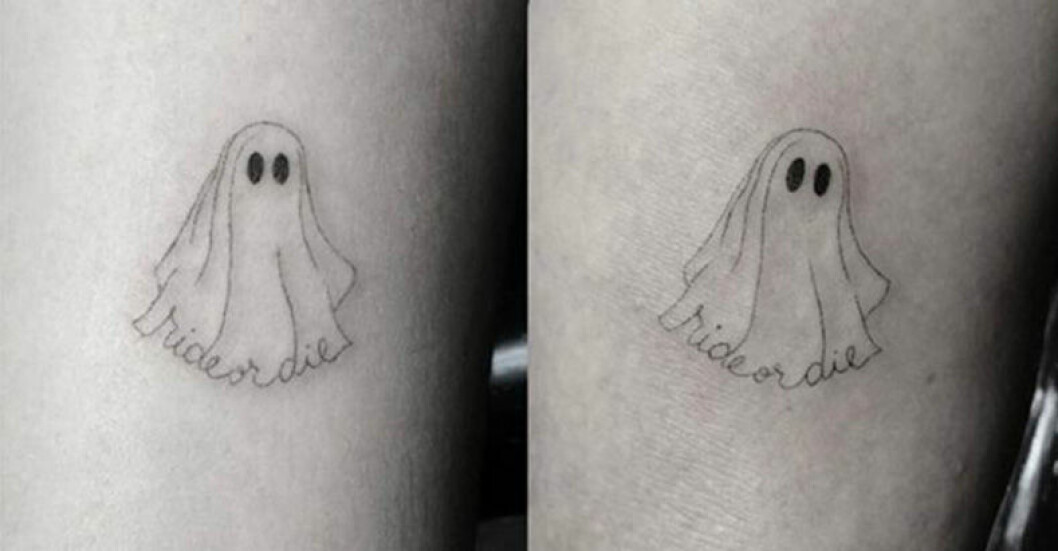 gullig spöktatuering