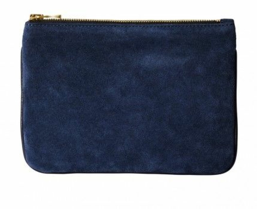 h&m balmain blå plånbok