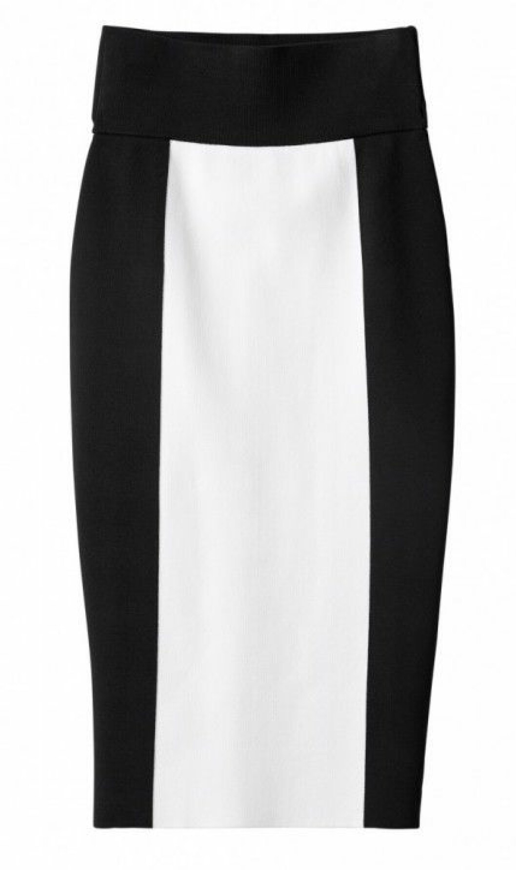 h&m balmain svart kjol vit