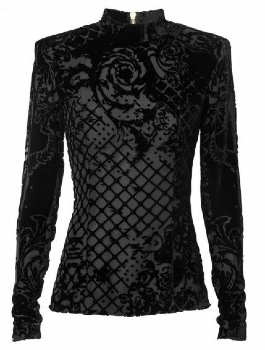 h&m balmain svart polotröja