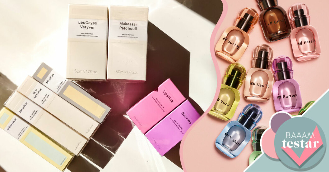 Läppstift, choklad eller sandelträ? Baaam har testat H&M:s nya parfymer