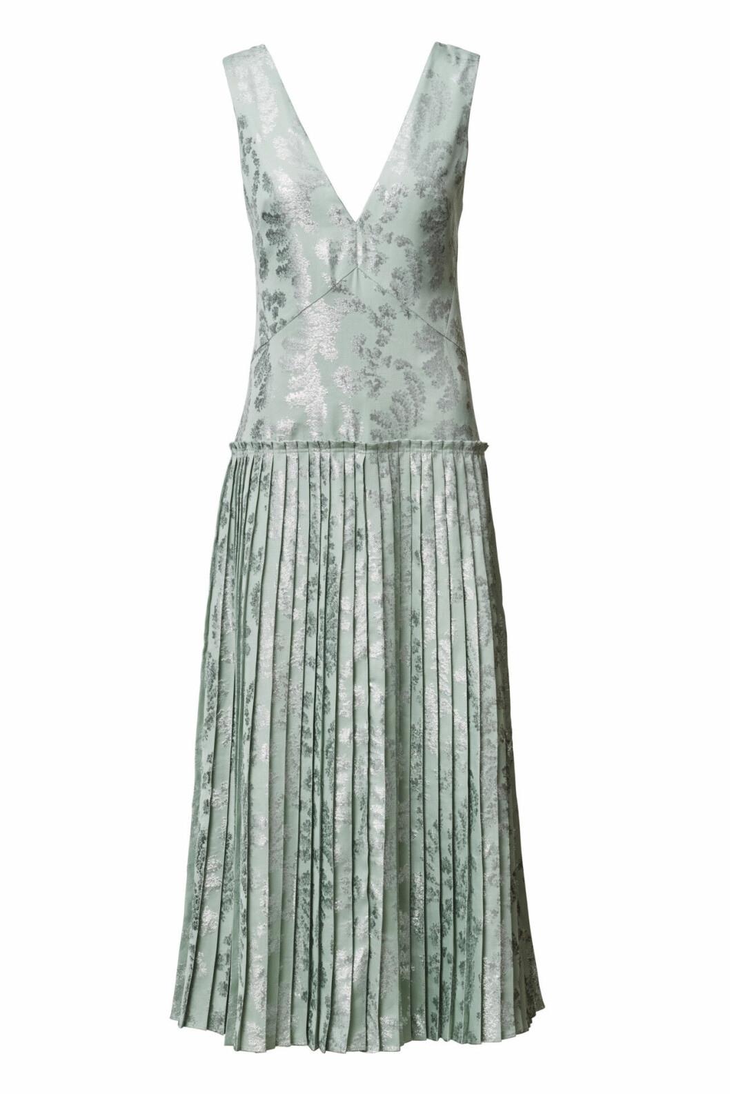 H&M Conscious Exclusive 2019 plisserad klänning