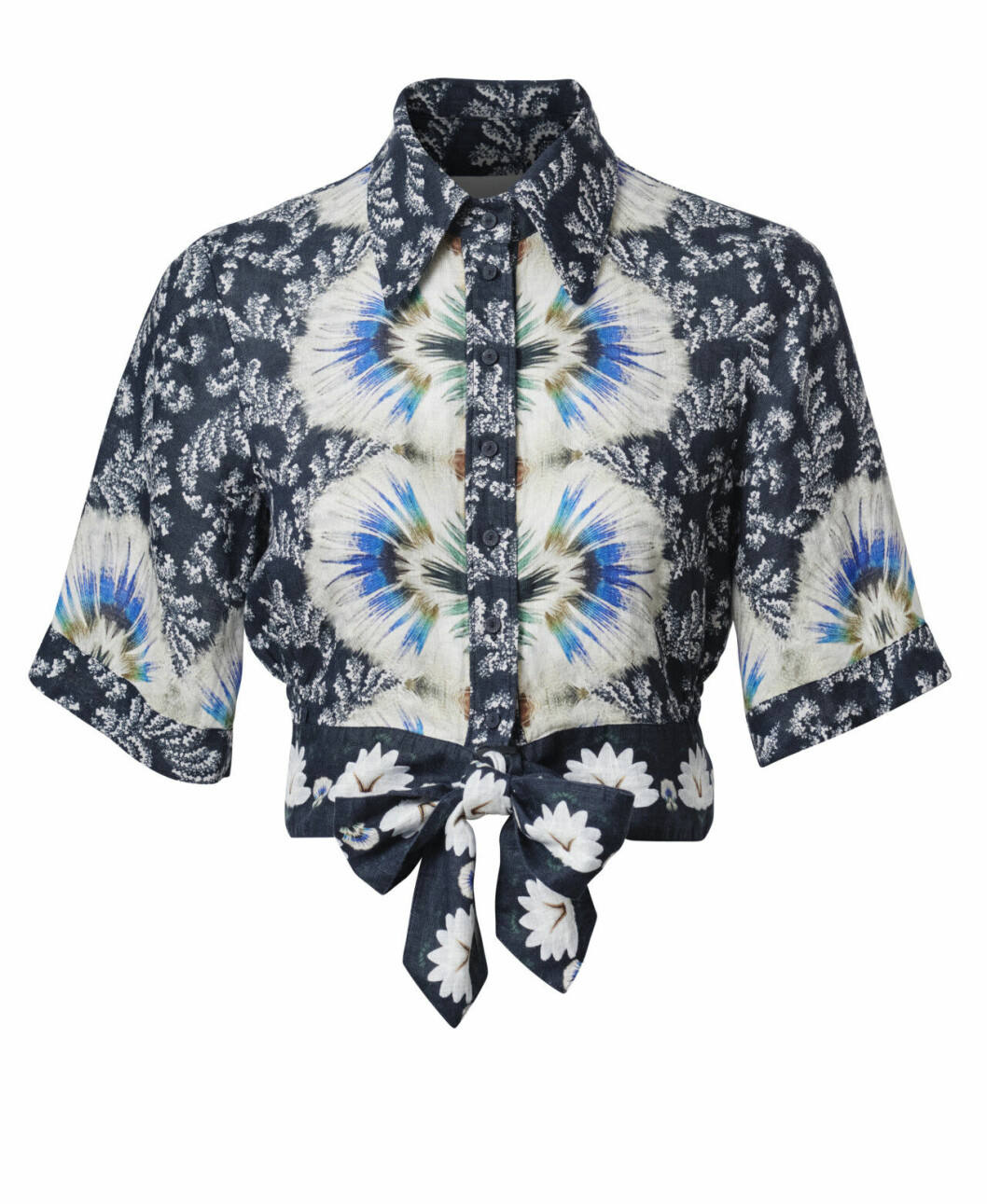 H&M Conscious Exclusive 2019 kort knytblus