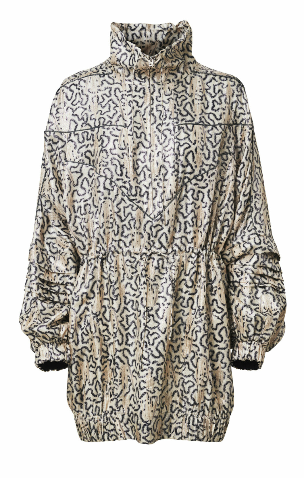 H&M Conscious Exclusive 2019 mönstrad jacka med hög krage