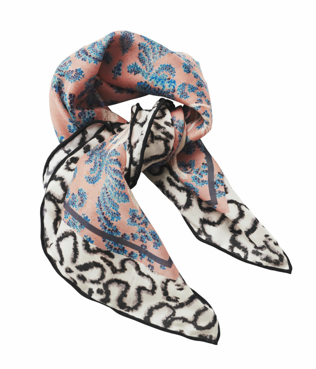 H&M Conscious Exclusive 2019 rosa och svart scarf 
