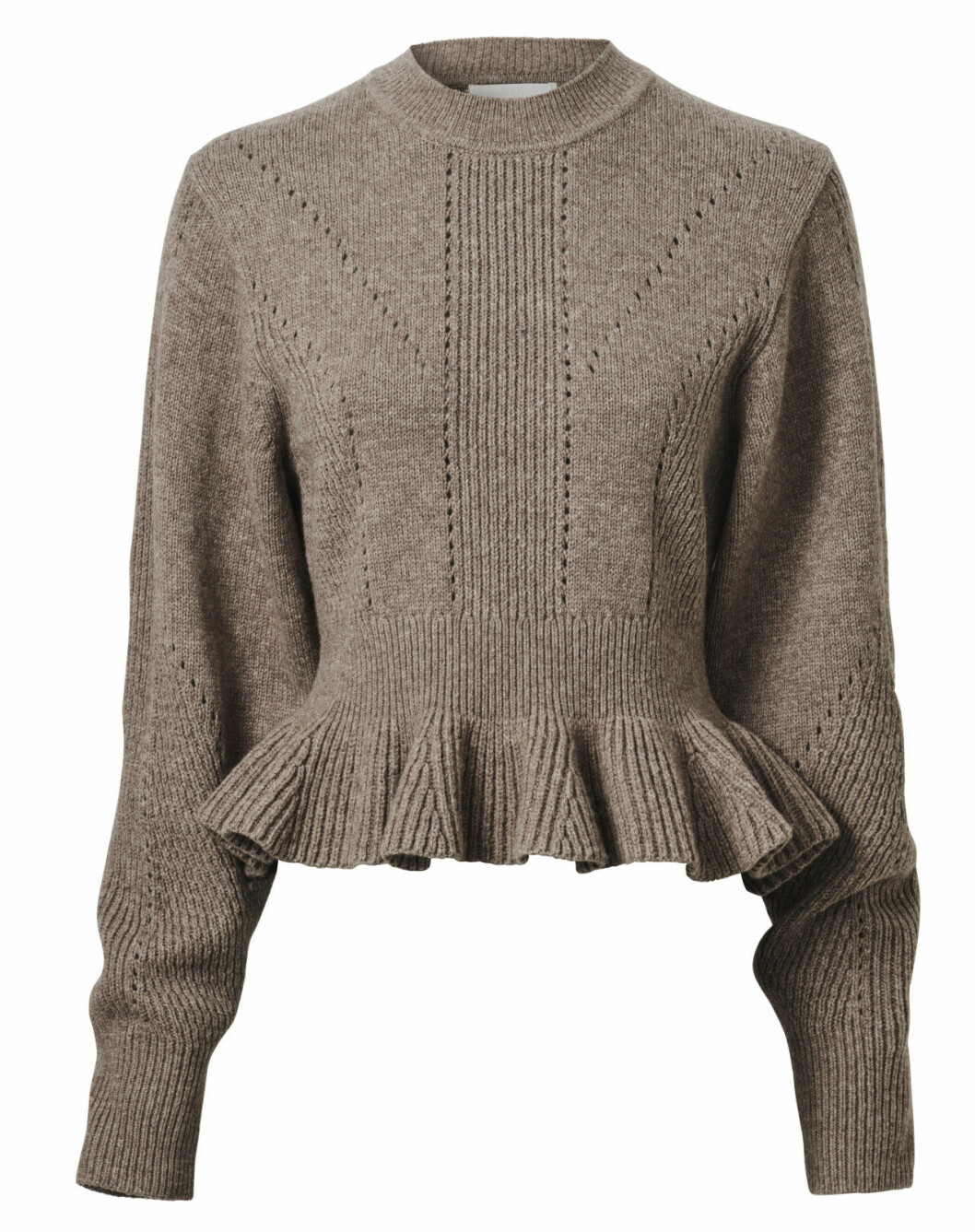 H&M Conscious Exclusive AW19 – stickad tröja med volanger