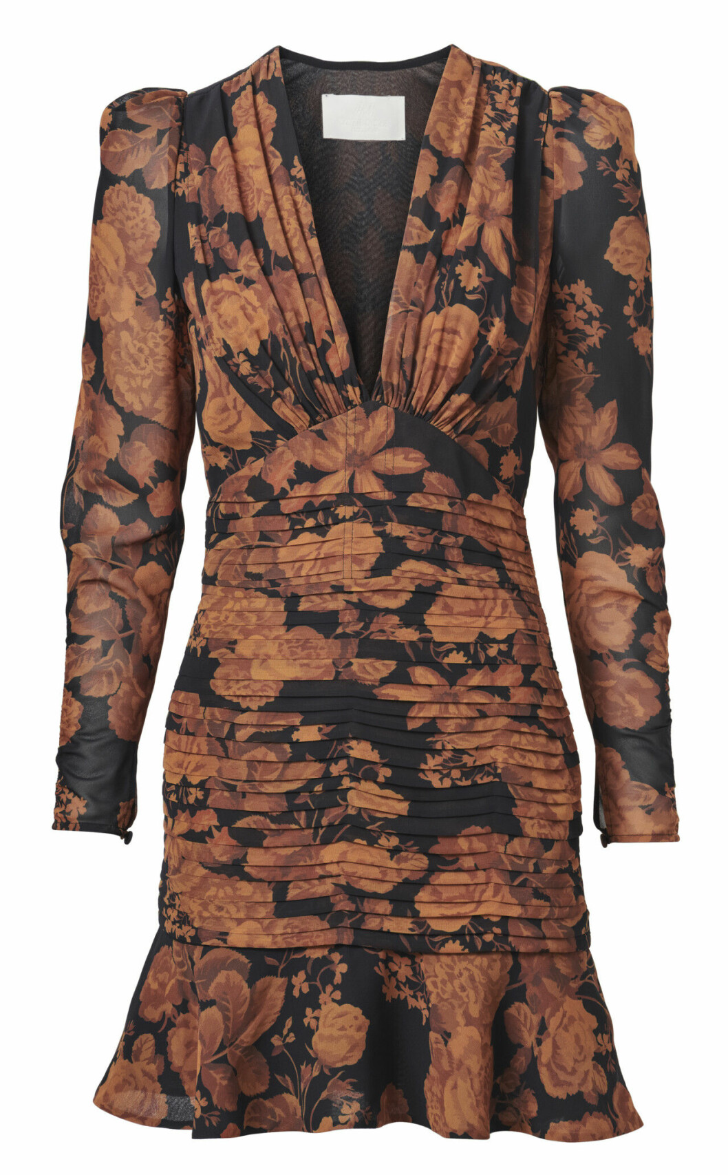 H&M Conscious Exclusive AW19 – blommig klänning med lång ärm