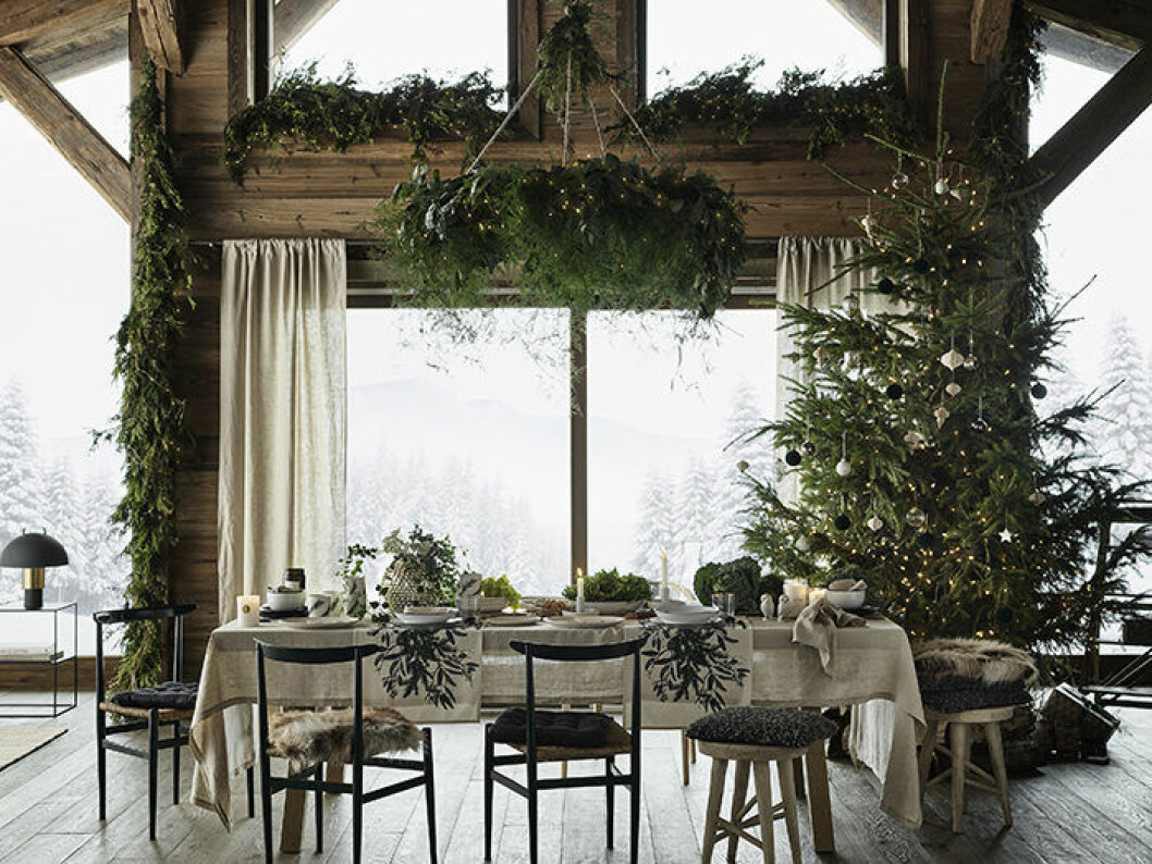 en grön jul hos H&M Home