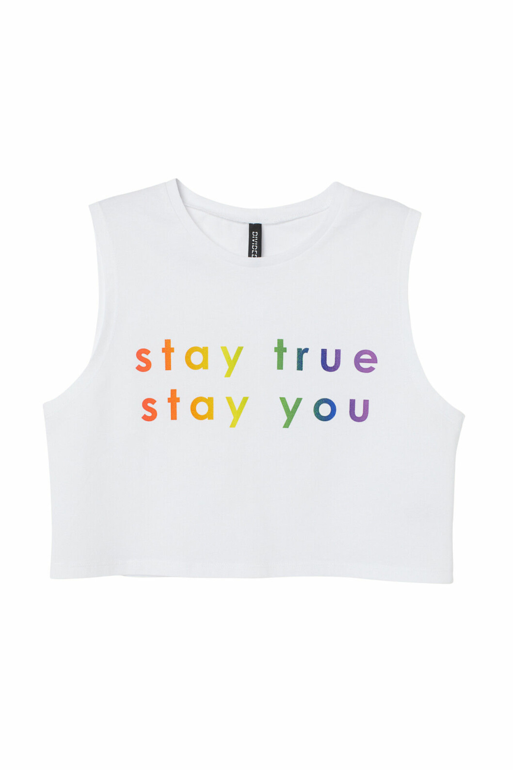 H&M:s pridekollektion 2019 – vitt linne