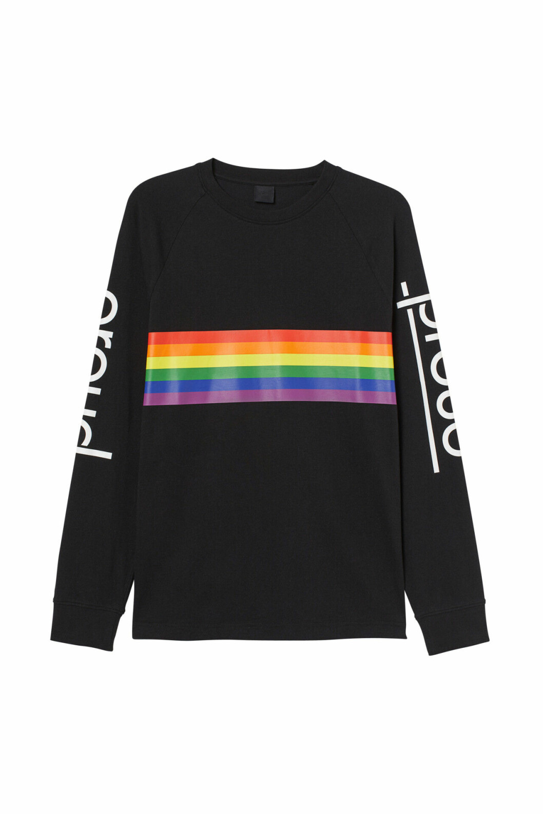 H&M släpper Pridekollektion för 2019 – svart sweatshirt