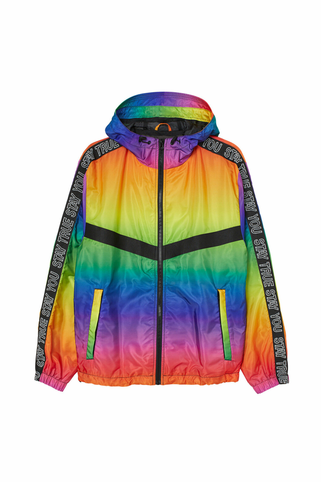 H&M släpper Pridekollektion för 2019 – regnbågsfärgad jacka med luva
