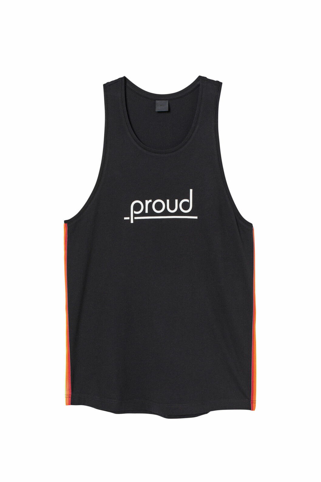 H&M släpper Pridekollektion för 2019 – svart linne med tryck