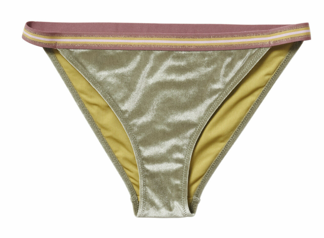 H&M släpper badkollektion med Love Stories – grön sammetstrosa