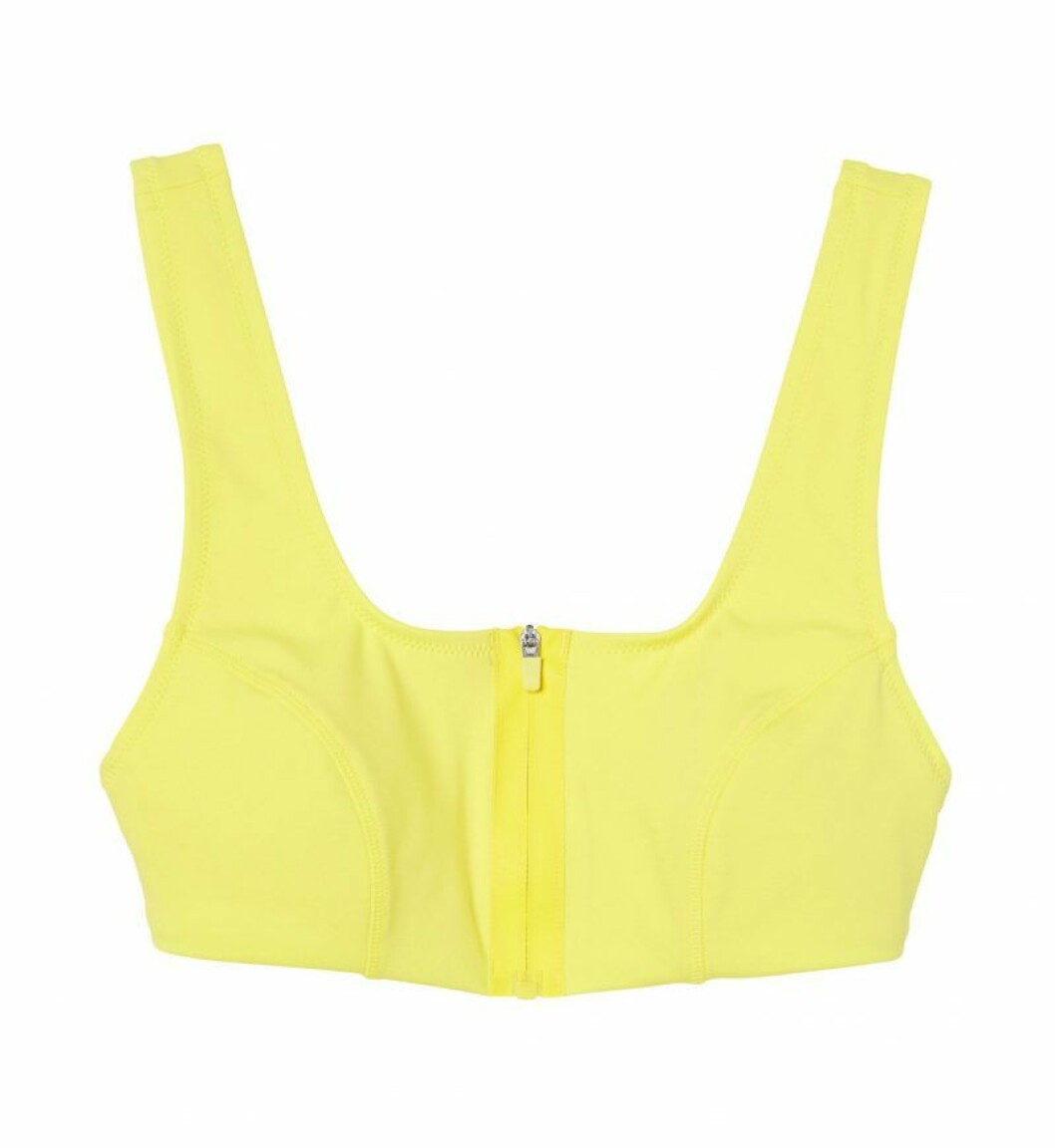 H&M har släppt surfkollektion: Gul bikinitopp