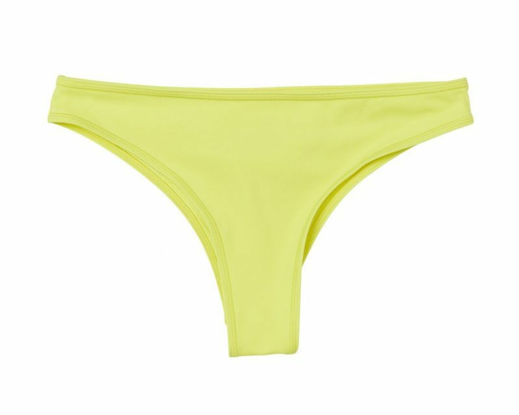 H&M har släppt surfkollektion: gul bikinitrosa