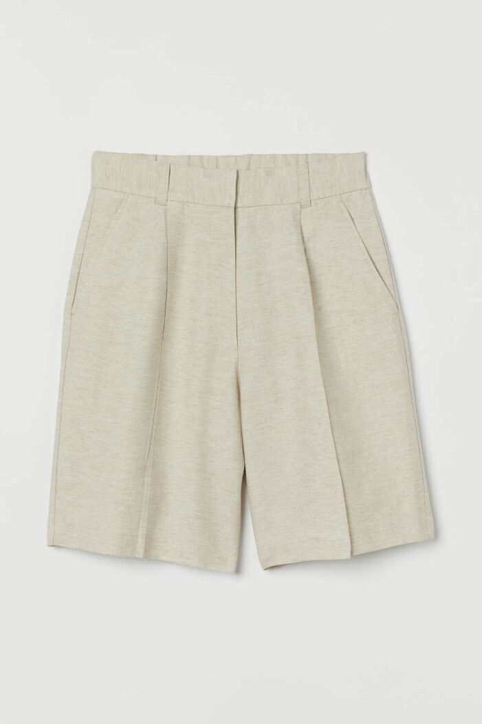 dressade shorts i linne