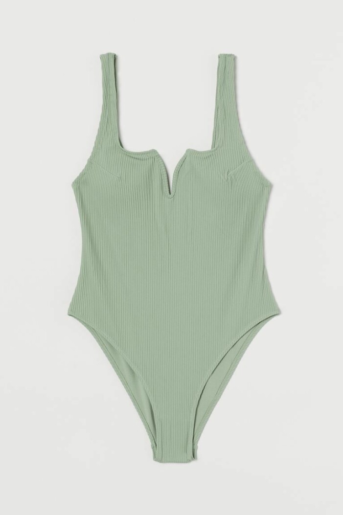 grön baddräkt från H&M