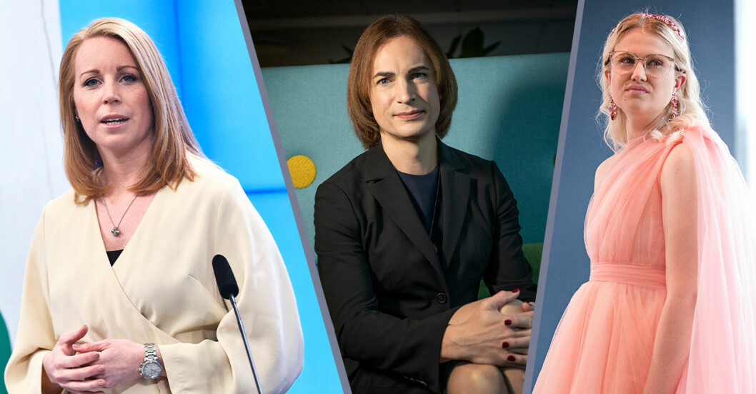 Emma Örtlund, Caroline Farberger och Annie Lööf är med i filmen och projektet #honförtjänarhimlen