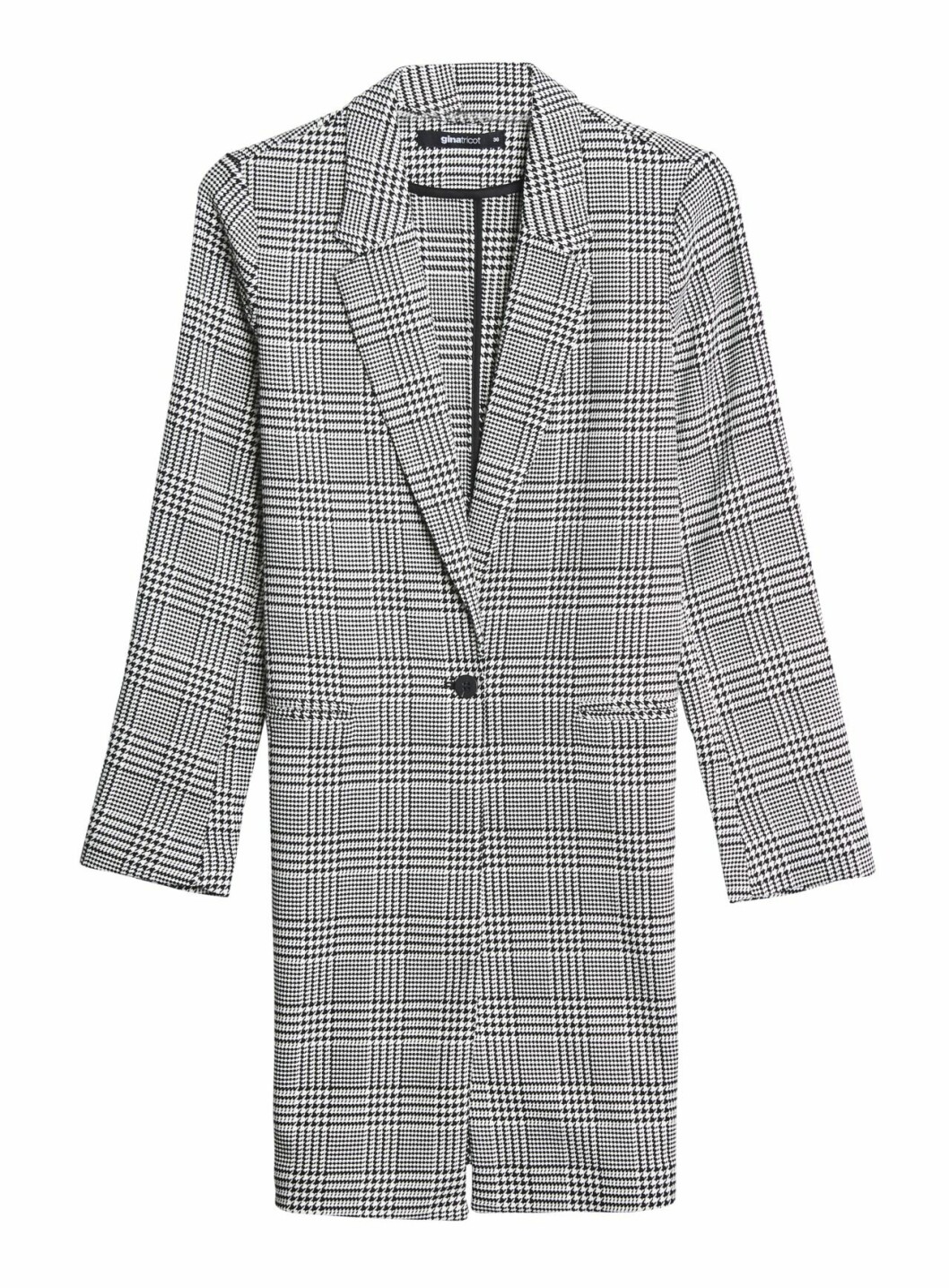 Rutig höstkappa från Gina tricot