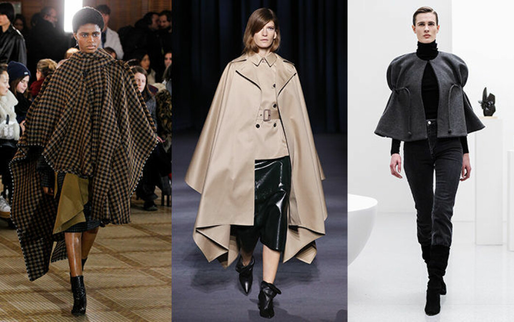 Lemaire, Givenchy och Totême får oss att inse att en cape behövs i höstgarderoben. Höstmode 2018 trender cape