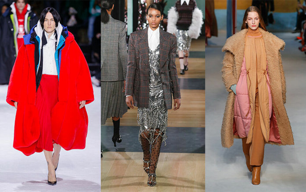 Balenciaga, Erdem och Roksana satsar på lager på lager i höst. Höstmode 2018 lager på lager