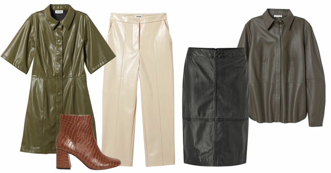 Höstmode 2019: Shoppa trenden skinn och konstläder