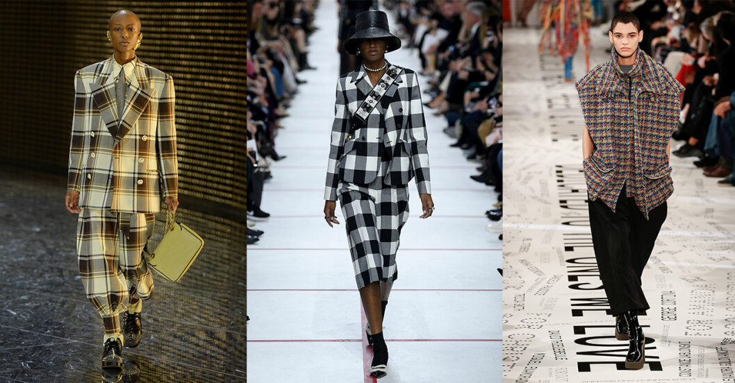 Gucci, Dior och Stella McCartney. Höstmode 2019 trender: Rutigt dam