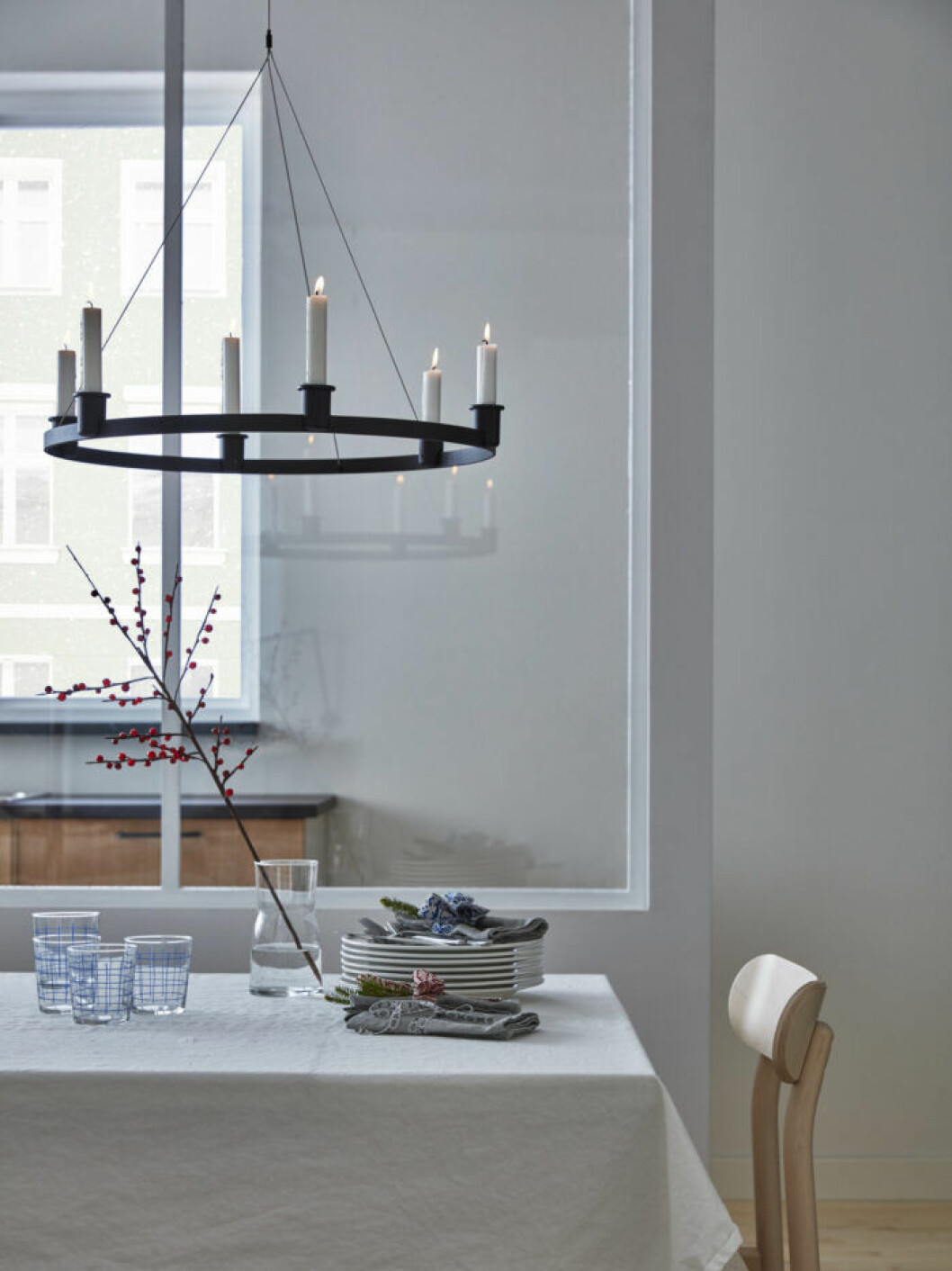 Ljuskrona från Ikea julen 2019