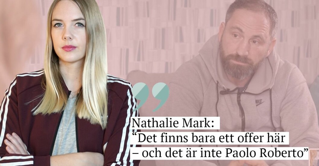 Nathalie Mark skriver om Paolo Robertos sexköp på Baaam.