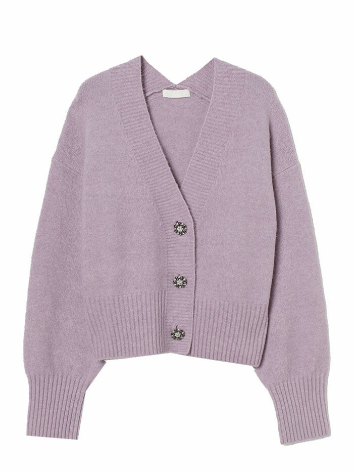 lila-stickad-troja-h&m